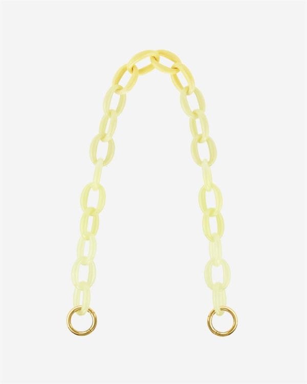 Veggie Meals - Mya Gradient Acrylic Chain Strap - Yellow