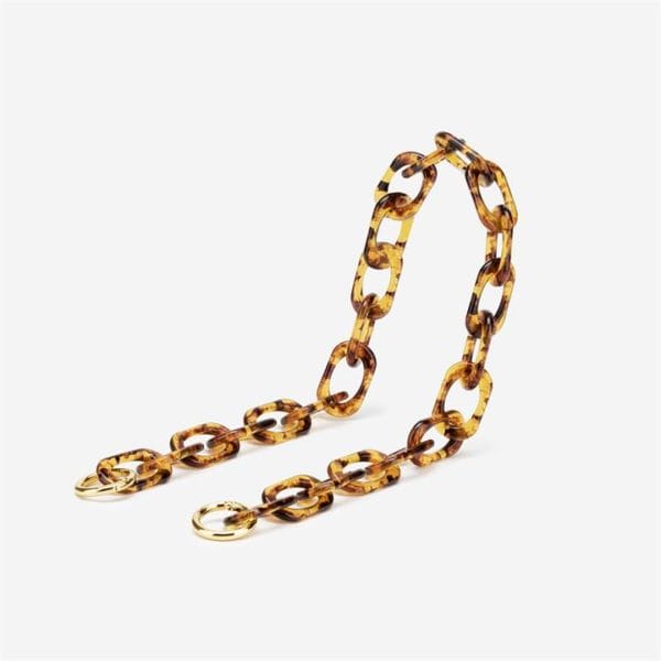 Veggie Meals - Mya Tortoiseshell Acrylic Chain Strap