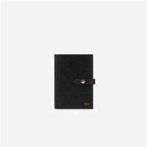 Veggie Meals - Quinn Passport - Black Grained Vegan Leather