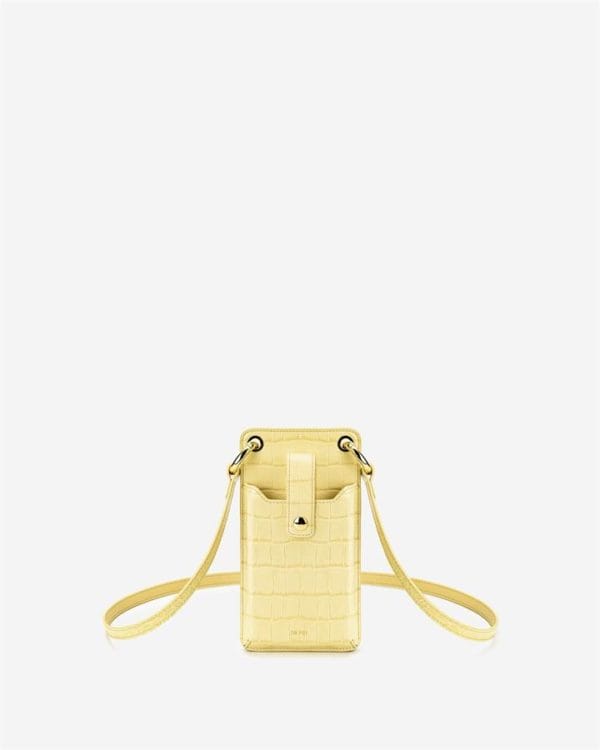 Veggie Meals - Quinn Phone Bag - Light Yellow Croc