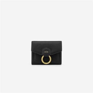 Veggie Meals - Stella Wallet - Black Grained Vegan Leather