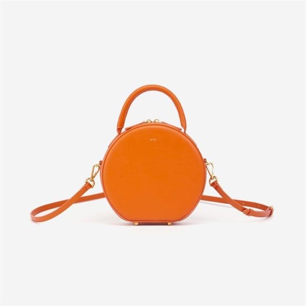 Veggie Meals - Mini Circle Top Handle Bag - Feu