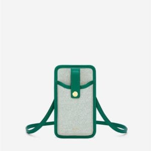 Veggie Meals - Aylin Canvas Phone Bag - Dark Green
