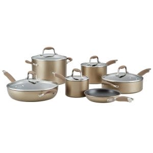 Veggie Meals - Anolon Advanced Home Bronze 11 Piece Cookware Set