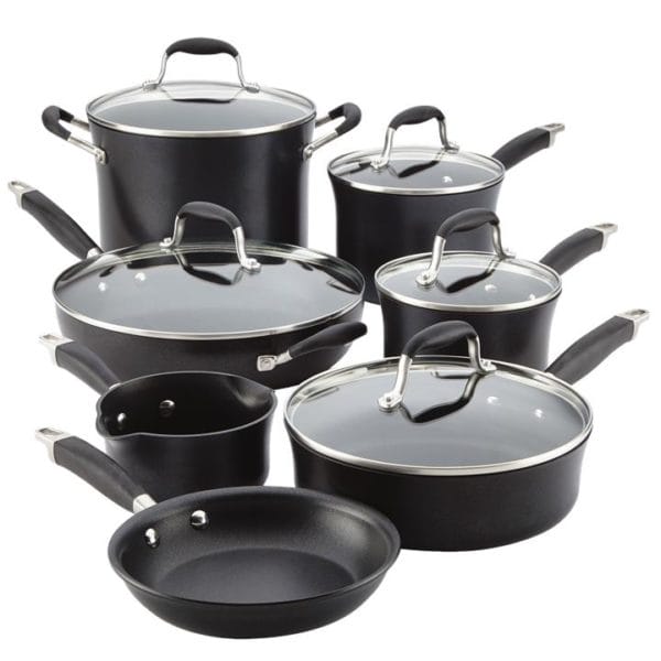 Veggie Meals - Anolon Advanced Onyx 12 Piece Cookware Set