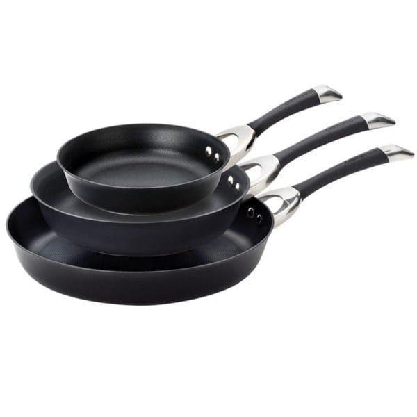 Veggie Meals - Circulon Symmetry 21.5/25.4/28cm Skillet Triple Pack