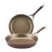 Veggie Meals - Circulon Symmetry Merlot 25cm & 30cm Skillet Twin Pack