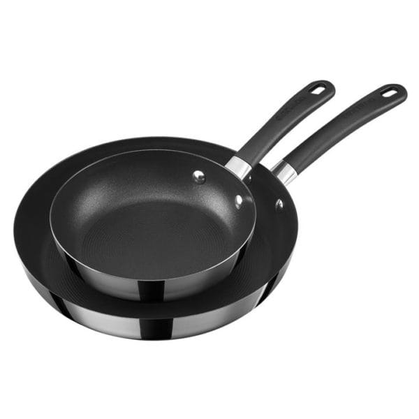 Veggie Meals - Circulon Ultimum Stainless Steel 20/28cm Skillet Twin Pack