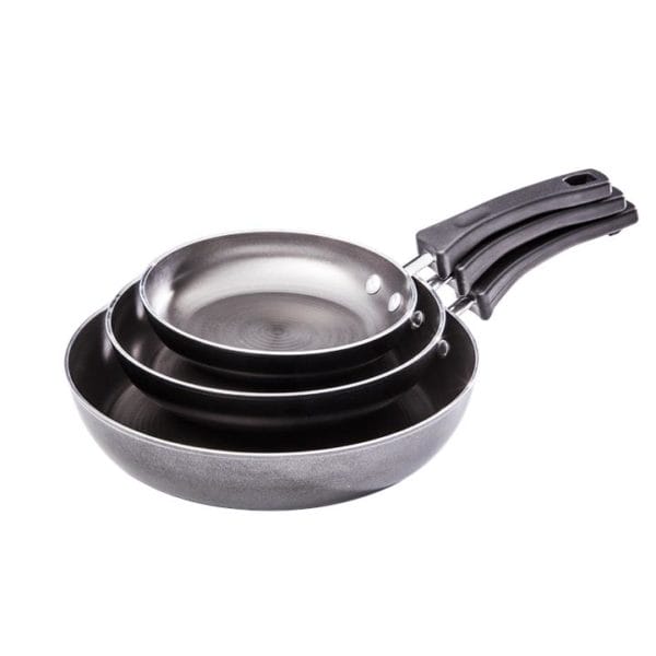 Veggie Meals - Prestige Cool Britannia Smart Stack Triple Skillet Pack