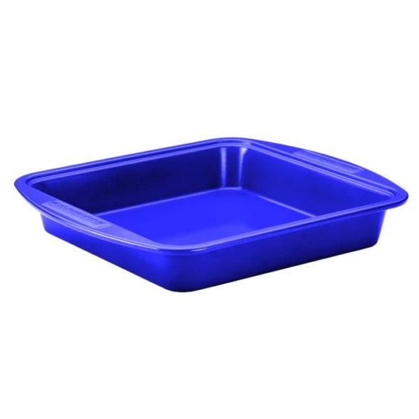 Veggie Meals - Silverstone  Bakeware Square Cake Pan Blue