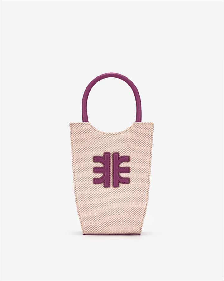 Veggie Meals - FEI Canvas Mini Tote Bag - Berry Red