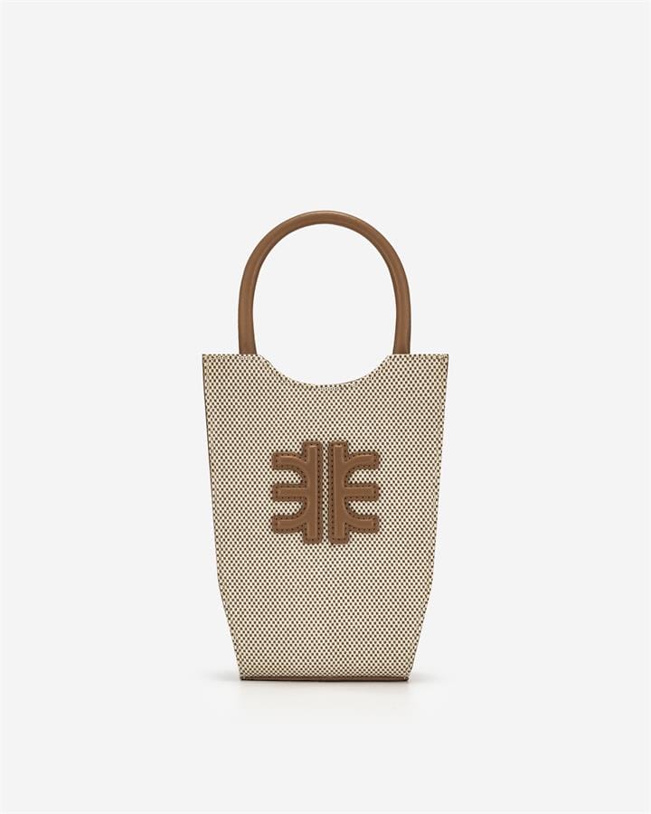Veggie Meals - FEI Canvas Mini Tote Bag - Brown