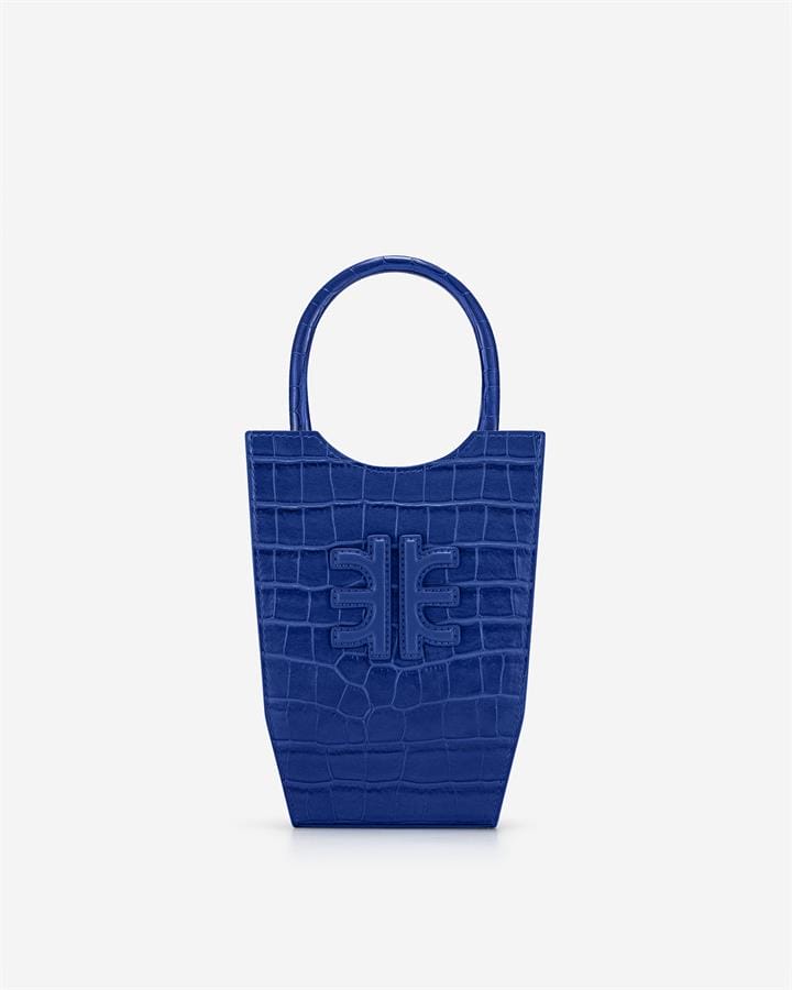 Veggie Meals - FEI Mini Tote Bag - Classic Blue Croc