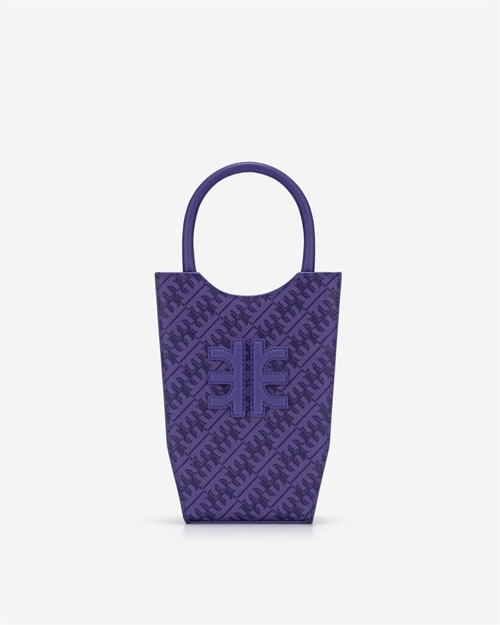 Veggie Meals - FEI Mini Tote Bag - Dark Purple
