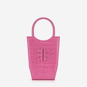 Veggie Meals - FEI Mini Tote Bag - Rose Pink Croc