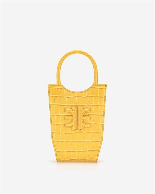 Veggie Meals - FEI Mini Tote Bag - Yolk Croc