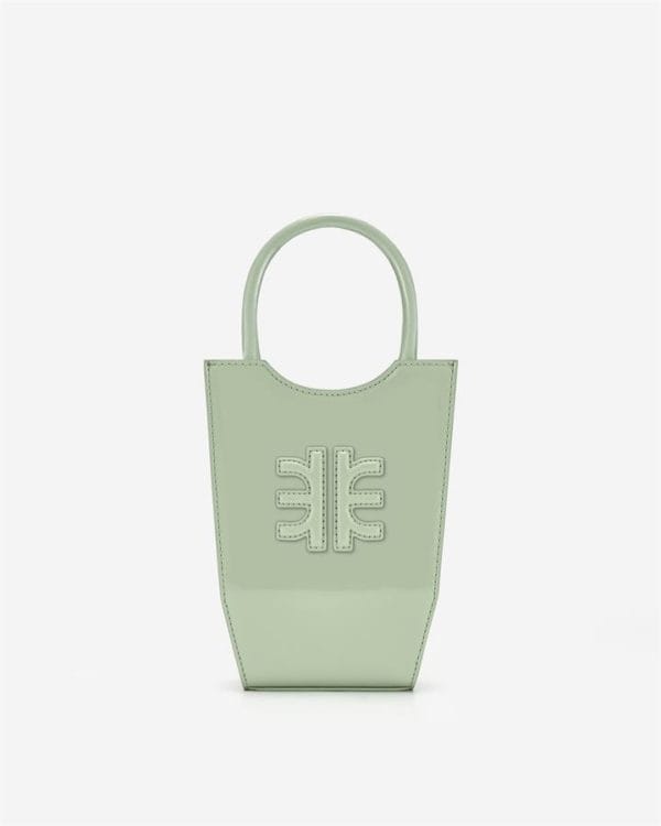 Veggie Meals - FEI Mirror Print Mini Tote Bag - Clearly Aqua