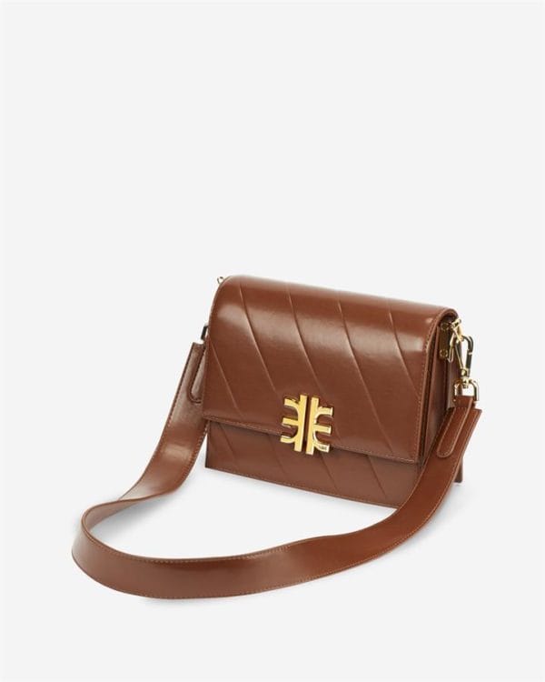 Veggie Meals - Mira Mini Flap Bag - Brown